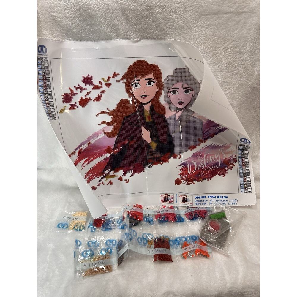 Diamond Dotz Frozen Disney Anna And Elsa All Inclusive Diamond Facet Art Kit